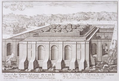The Temple of Solomon, Jerusalem, from 